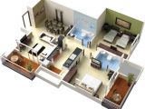3d Plan Home Bedroom Position In Home Design Plans 3d This for All