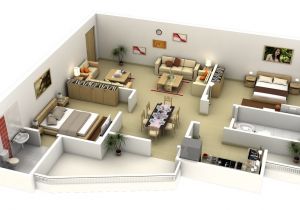 3d Small Home Plan Ideas thoughtskoto