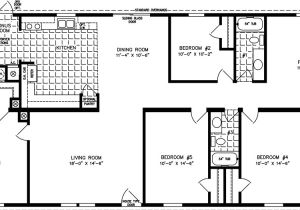 4 5 Bedroom Mobile Home Floor Plans 2 5 Bedroom Mobile Home Floor Plans 6 Bedroom Double Wides