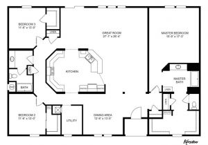 4 5 Bedroom Mobile Home Floor Plans 2 Master Bathroom Clayton Homes Home Floor Plan