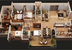 4 Bdrm House Plans 4 Bedroom Apartment House Plans