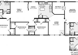 4 Bed 3 Bath Manufactured Home Floor Plans 4 Bedroom 3 Bathroom Mobile Home Floor Plans