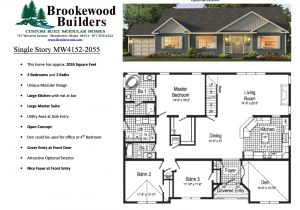 4 Bed 3 Bath Manufactured Home Floor Plans Elegant Large Modular Home Floor Plans New Home Plans Design