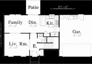 4 Bedroom 2 Bath 2 Car Garage House Plans Colonial House Plan 3 Bedroom 2 Bath 2 Car Garage