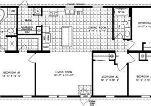 4 Bedroom 3 Bath Modular Home Plans 1200 to 1399 Sq Ft Manufactured Home Floor Plans