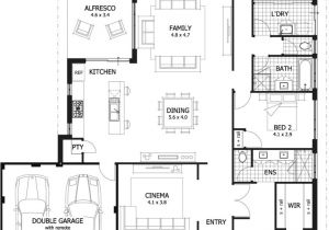 4 Bedroom Home Floor Plans 4 Bedroom Single Story House Plans