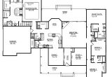 4 Bedroom Home Floor Plans 4 Room House Plans Home Plans Homepw26051 2 974 Square