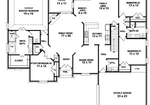 4 Bedroom Home Floor Plans 653964 Two Story 4 Bedroom 3 Bath French Country Style