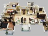 4 Bedroom Home Plan 4 Bedroom Apartment House Plans
