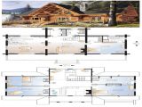 4 Bedroom Log Home Floor Plans Log Cabin Floor Plans with 2 Master Suites Little Log