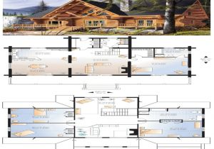 4 Bedroom Log Home Floor Plans Log Cabin Floor Plans with 2 Master Suites Little Log