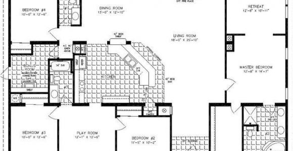 4 Bedroom Mobile Home Floor Plans 4 Bedroom Modular Homes Floor Plans Bedroom Mobile Home