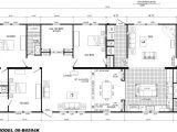 4 Bedroom Mobile Home Plans 4 Bedroom Floor Plan B 6594 Hawks Homes Manufactured