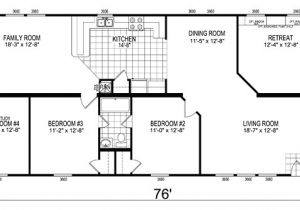 4 Bedroom Mobile Home Plans New Mobile Homes Double Wide Floor Plan New Home Plans