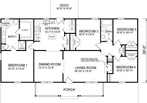 4 Bedroom Ranch Home Plans House Plan 45467 at Familyhomeplans Com 4 Bedroom Ranch Home Plans House Plan 45467 at Familyhomeplans Com