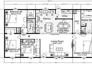 4 Bedroom Single Wide Mobile Home Floor Plans Double Wide Floor Plans 4 Bedroom Www Redglobalmx org