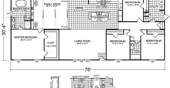 4 Bedroom Single Wide Mobile Homes Floor Plans Beautiful 4 Bedroom Double Wide Mobile Home Floor Plans