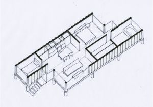40 Foot Container Home Plans 40 Ft Shipping Container as House
