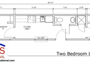 40 Shipping Container Home Plans 40 Foot Two Bedroom Mods Living Unit Mods International