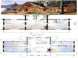 5 Bedroom Log Home Plans Log Cabin Floor Plans with 2 Master Suites Little Log