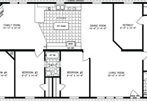 5 Bedroom Manufactured Homes Floor Plans 4 Bedroom 3 5 Bath Mobile Home Floor Plans