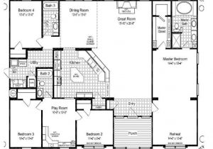 5 Bedroom Manufactured Homes Floor Plans 5 Bedroom Triple Wide Mobile Homes Floor Plans