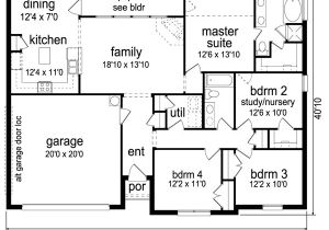 550 Sq Ft House Plan Ranch Style House Plan 4 Beds 2 Baths 1653 Sq Ft Plan