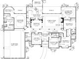 5br House Plans Texas Country Home Plan Four Bedrooms Plan 136 1002