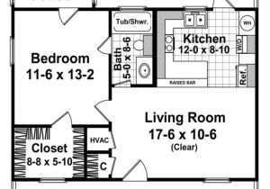 600 Square Feet Home Plans Cottage Style House Plan 1 Beds 1 Baths 600 Sq Ft Plan