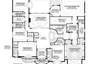 7 Bedroom Home Plans Italian House Plan 7 Bedrooms 8 Bath 7883 Sq Ft Plan