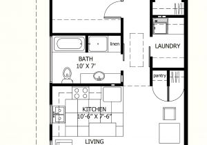 800 Sqft 2 Bedroom 2 Bath House Plans I Like This One because there is A Laundry Room 800
