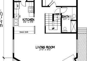 A Frame Home Floor Plans A Frame Cabin House Plan 57437