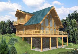 A Frame Lake House Plans Leola Raised A Frame Log Home Plan 088d 0046 House Plans