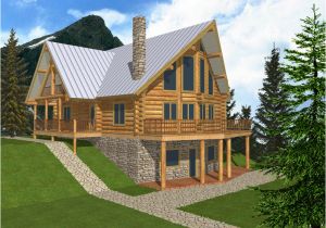 A Frame Mountain Home Plans Mountview A Frame Log Home Plan 088d 0003 House Plans
