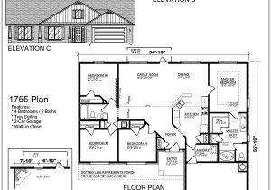 Adams Home 08 Floor Plan south Pointe Adams Homes