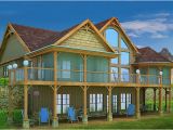 Adirondack Style Home Plans Mountain House with Open Floor Plan by Max Fulbright Designs