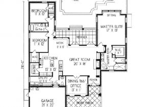 Adobe Home Floor Plans Adobe southwestern Style House Plan 3 Beds 2 5 Baths