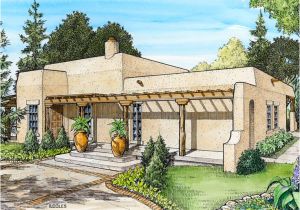 Adobe Home Plans Designs Adobe House Plans Small southwestern Adobe Home Plan