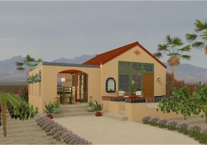 Adobe Home Plans Designs Adobe southwestern Style House Plan 1 Beds 1 Baths 398