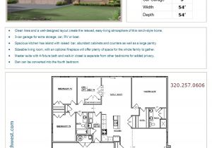 Aho Homes Floor Plans Plan 1413 Aho northwest