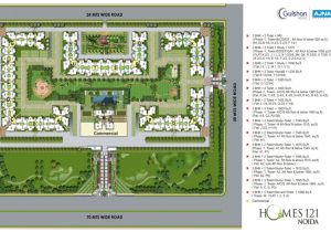 Ajnara Homes Site Plan 8527494466 Homes 121 Noida Ajnara Homes 121 New Price