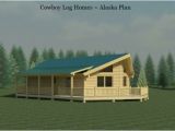 Alaska Log Home Plans Alaska Floor Plan 888 Square Feet Cowboy Log Homes