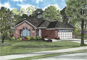 All Brick Home Plans Hillsgate One Story Home Plan 055d 0565 House Plans and More