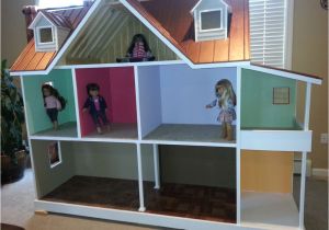 American Doll House Plans Custom Built American Girl 18 Inch Doll House One Of A