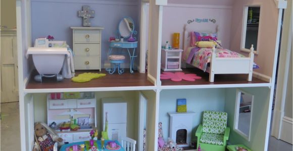 American Doll House Plans Doll House Plans for American Girl or 18 Inch Dolls 4 Room