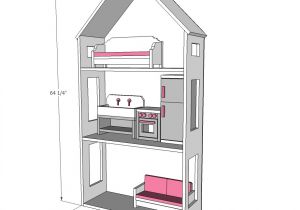 American Girl Doll House Plans Ana White Smaller Three Story Dollhouse for 18 Quot and
