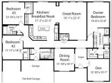 American Home Builders Floor Plans Manchester Ii by All American Homes Ranch Floorplan