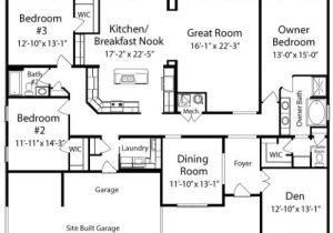 American Home Builders Floor Plans Manchester Ii by All American Homes Ranch Floorplan