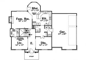 American Home Floor Plans Mead Plains Early American Home Plan House Plans More