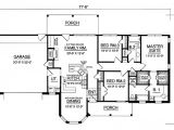 American House Designs and Floor Plans Affordable American Country Home 7472rd 1st Floor